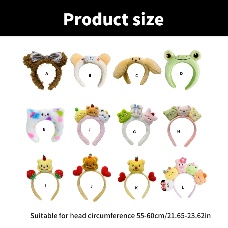 Повязка на голову в стиле аниме реквизит для косплея обруч волос с медведем