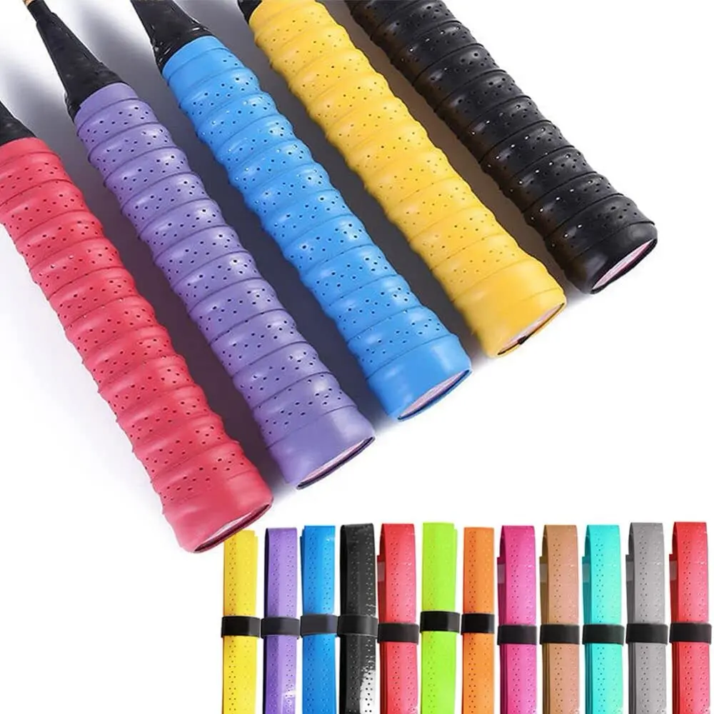 Tennis Badminton Racket Overgrips  Anti-Slip and Absorbent Grip (5 Pack Style, Multicolored)