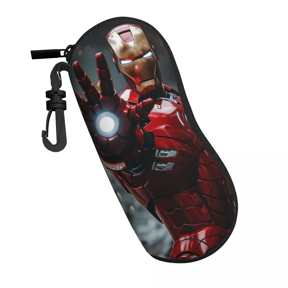 Портативный мягкий футляр для очков Iron Man — легкий приятный путешествий чехол с