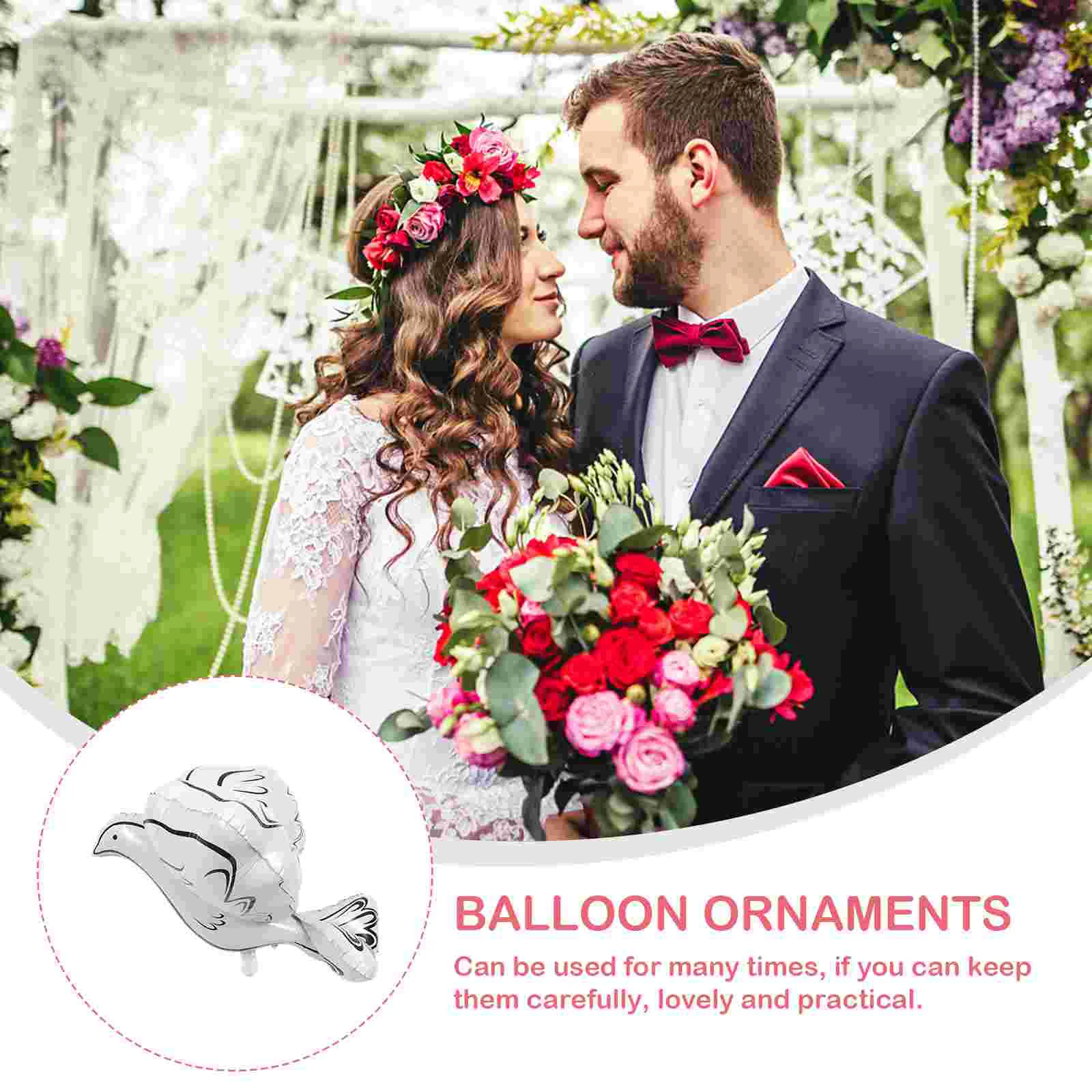 Мемориальные воздушные шары Втрата любимых одного голубя Декоративная