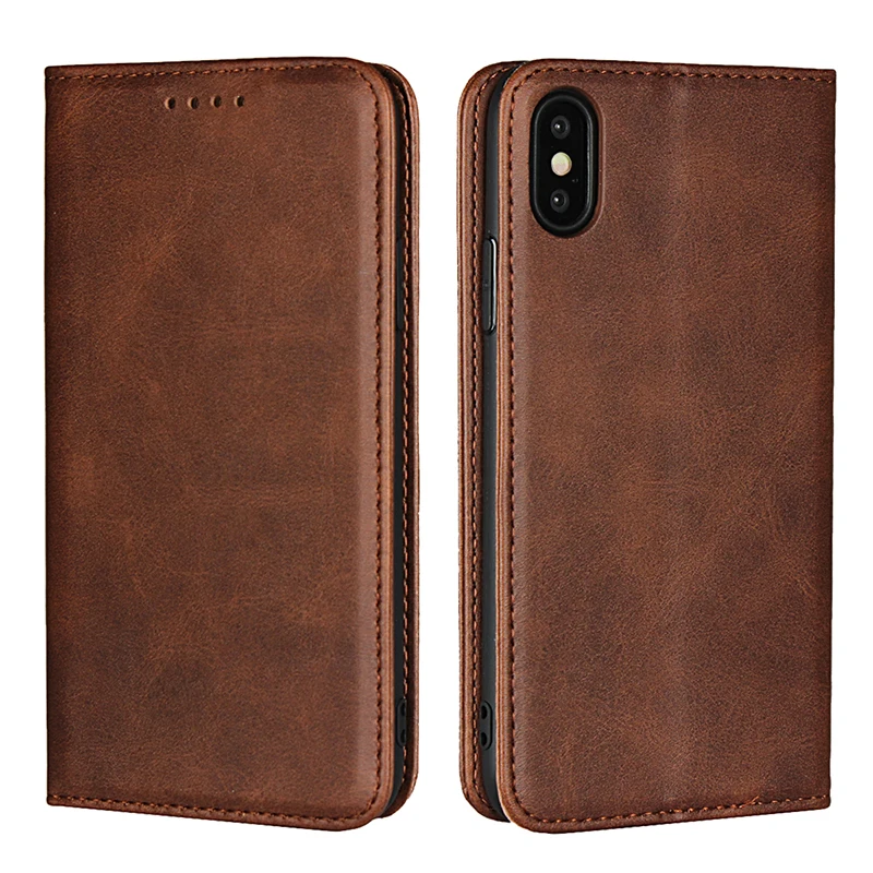 

Anti-Scratch Wallet Leather Plain Protect Cover For iPhone 12 13 Mini 11 12 13 Pro Max Xr X Xs Max 8 7 6 6s Plus Non-Slip Cases