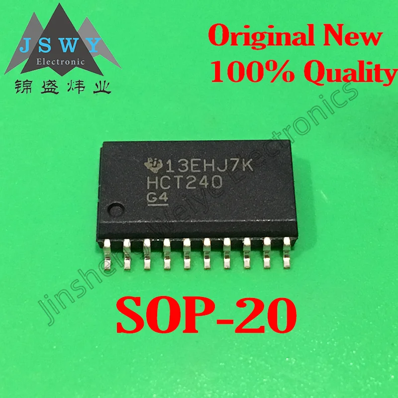 5 шт., SN74HCT240DWR, внешний Буфер/драйвер, 100% Новый оригинальный товар со склада, бесплатная доставка