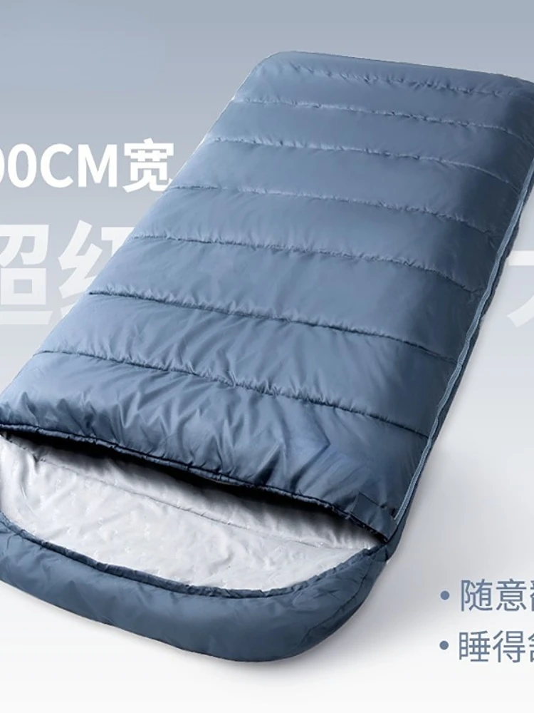 

Sleeping Bag Adult Outdoor Camping Four Seasons Universal Indoor Lunch Break Lengthened Widened Comfortable Portable Mattresses