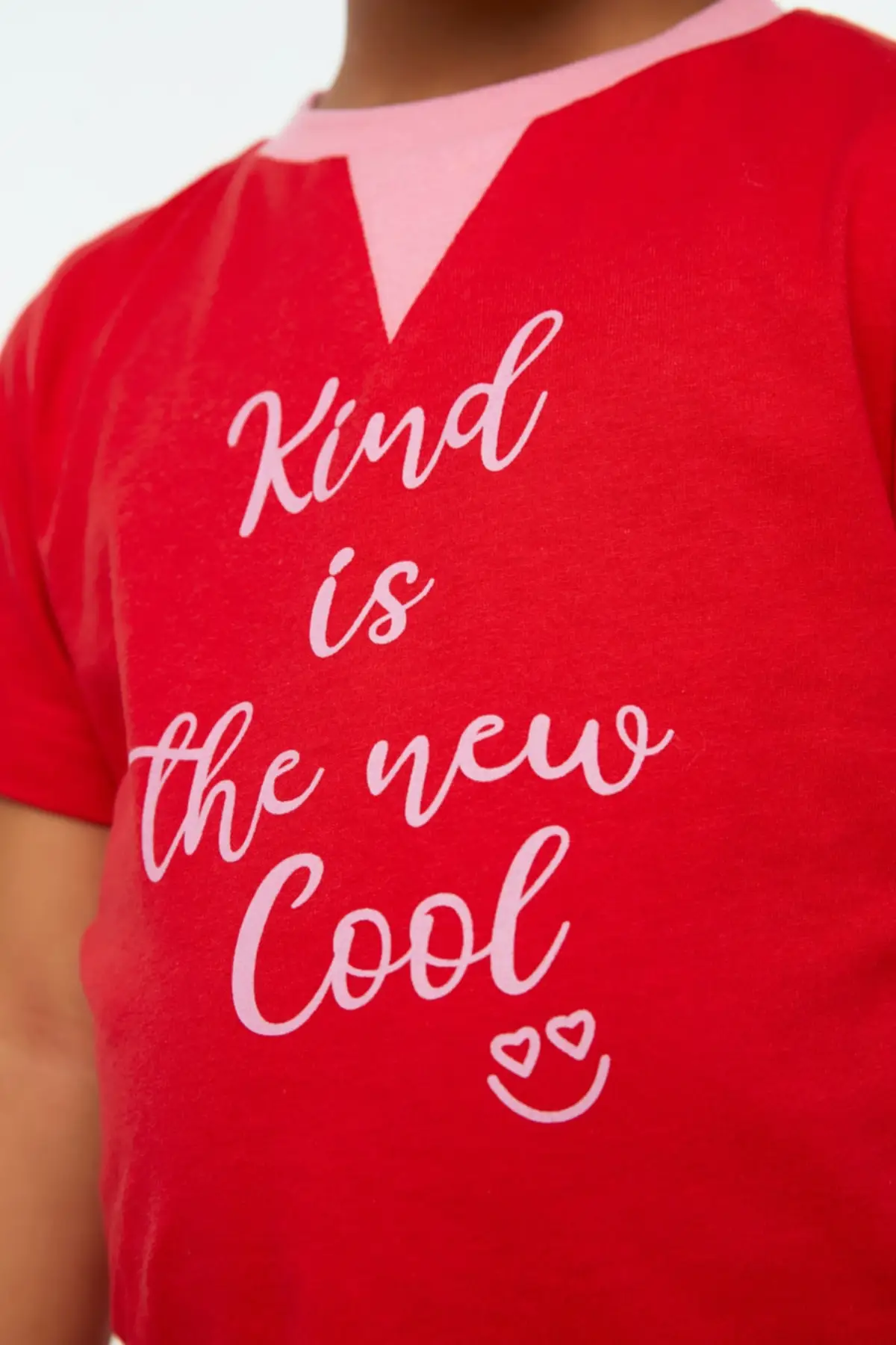 

Printed Girl Boy Knitted T-Shirt TKDSS22TS0264