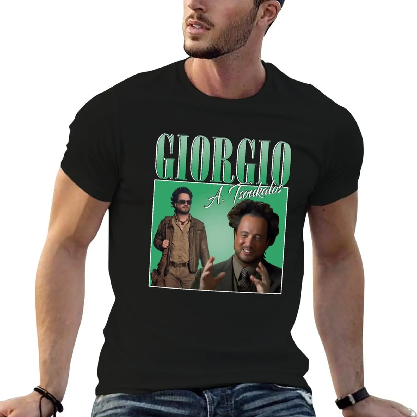 Фото Футболка Giorgio A. Tsoukalos Appreciation, ультрамягкая, дышащая, с хорошей воздухопроницаемостью №1