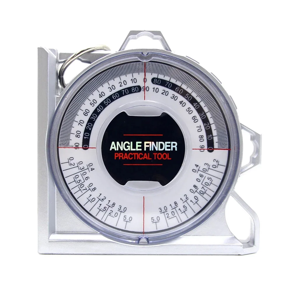 

1PC Slope Protractor Magnetic Angle Locator ABS/acrylic Material Level Meter For Electrical Equipment Portable Measuring Tool