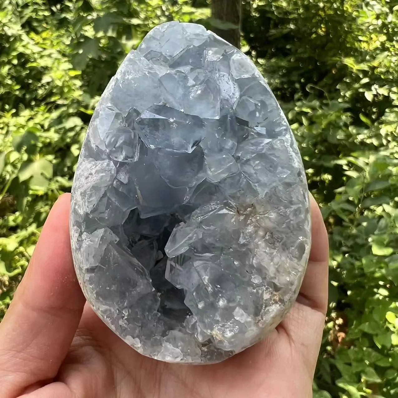 511 г 8 2 см натуральные синие кристаллы келестита жеодовое яйцо для украшения дома