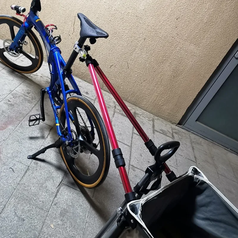 Велосипед электрический для транспорта кемпинга буксировка на надутом воздухе