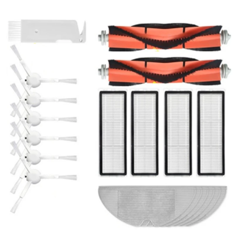 

1Set Main Roller + Side Brush + Hepa Filter + Mopping Cloth For Xiaomi 1C 1 C Sweeper Robot Vacuum Mop Mijia C