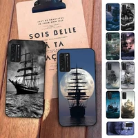 yinuoda sailing ship pirate ship phone case for huawei honor 10 i 8x c 5a 20 9 10 30 lite pro voew 10 20 v30