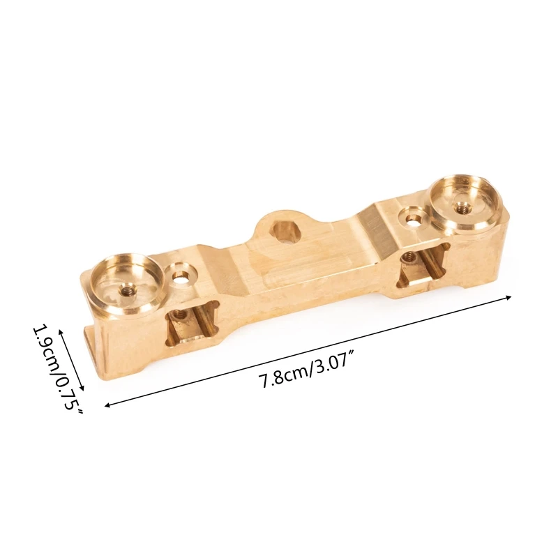 

for STRONGER Front Beam Bumpers Mounts Weight for YIKONG YK6101 6X6 1/10 RC Crawler Car Model Accessories
