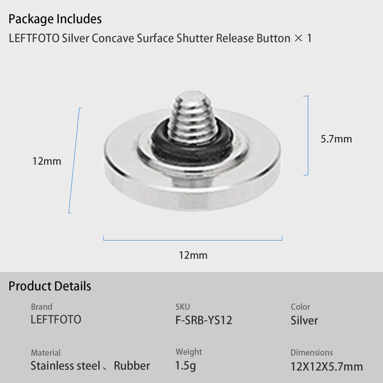 Изысканная металлическая вогнутая кнопка спуска затвора для Fujifilm X100VI X100V X-T5 X-T4 X-T3