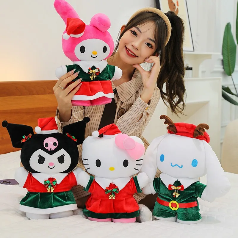 35 см Рождественская плюшевая игрушка Sanrio кукла мультяшная мягкая аниме Куроми