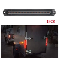 2pcs led rv trailer truck light bar waterproof shockproof car rear tail light stop flowing turn signal brake lamp turn indicator