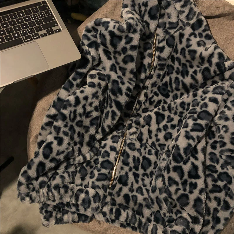 Y2K модные куртки на молнии в стиле хип-хоп готика свободная Ретро плюшевая