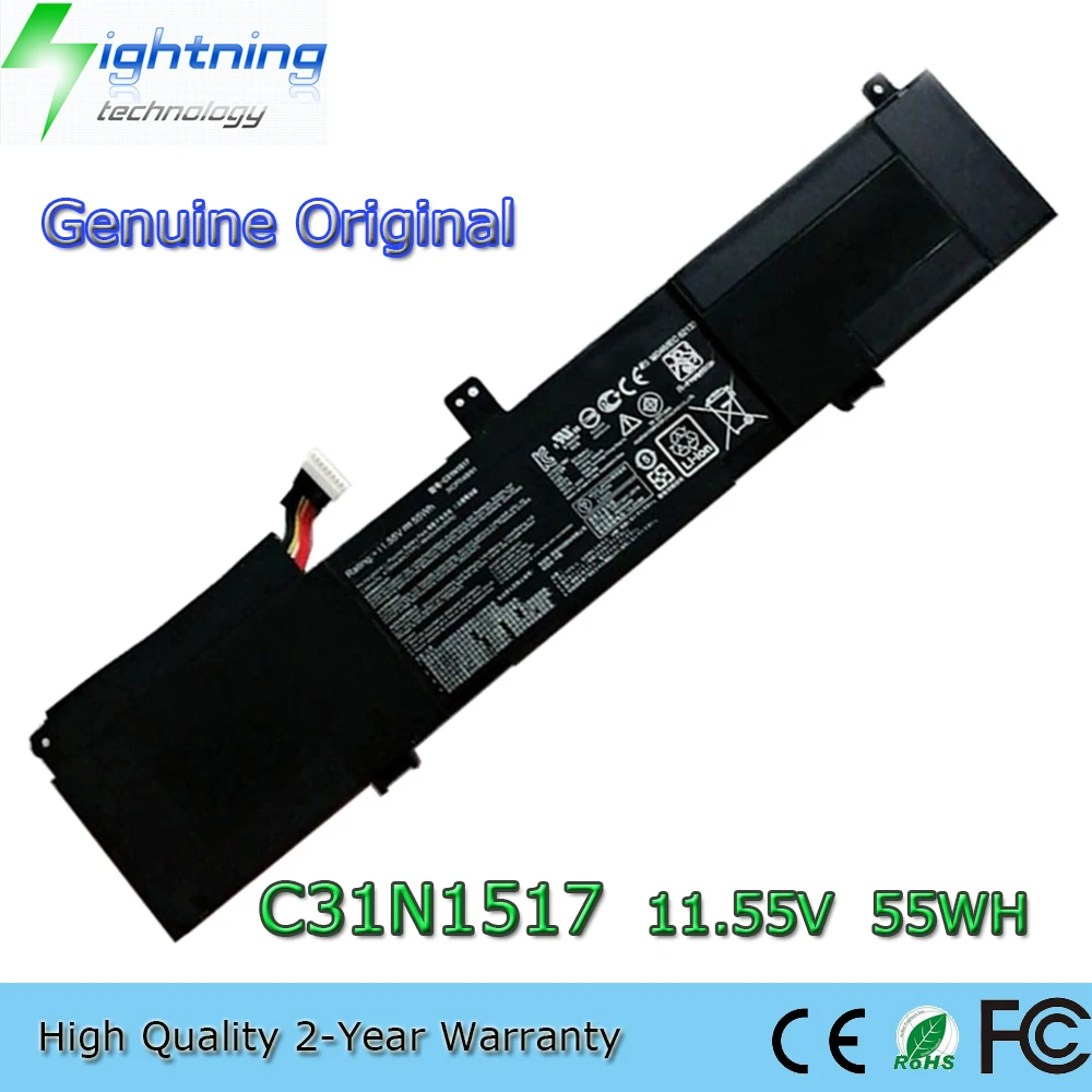Новый оригинальный аккумулятор для ноутбука C31N1517 11 55 В Втч ASUS VivoBook Flip TP301 TP301U TP301UA