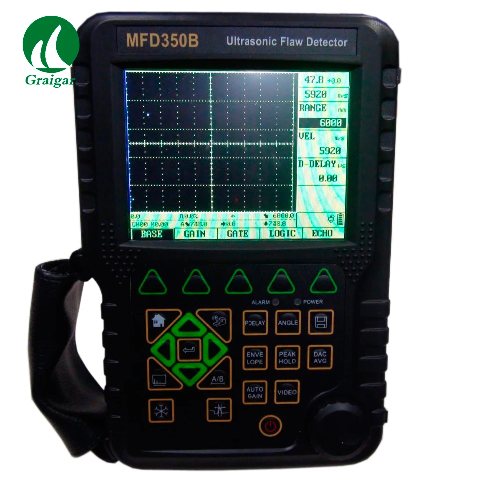 

MFD350B Digital Ultrasonic Flaw Detector Range 0-6000mm with Multi-color TFT LCD