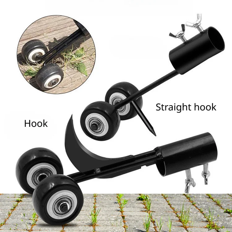 

Garden Gap Weeding Tool No Bending Gardening Roller Weeding Tool Hookweed Snatcher Simple Adjustable Weeding Weed Puller Tool
