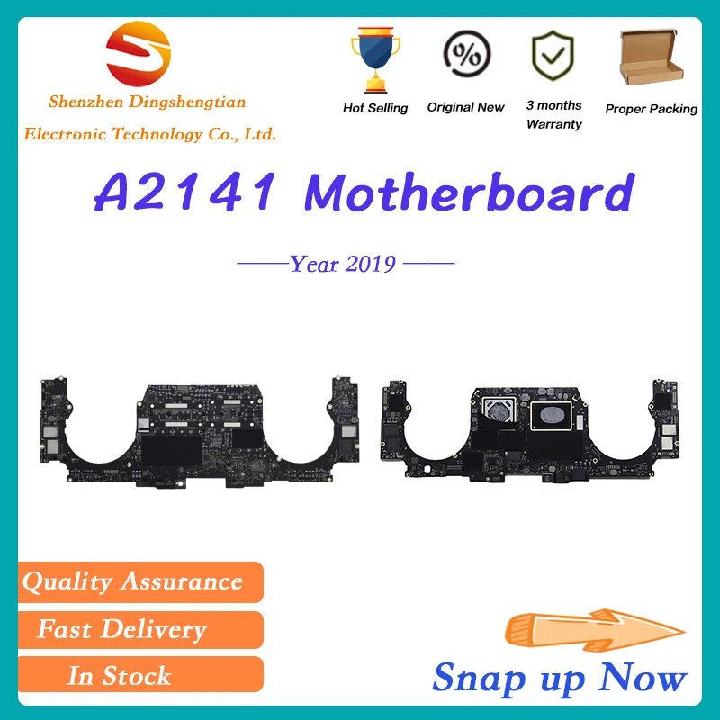

Tested A2141 Logic Board i7 2.6GHz/i9 2.3GHz 2.4GHz 16G 32G 500G 1TB Ssd for Macbook Pro Retina 16" A2141 Motherboard 820-01700