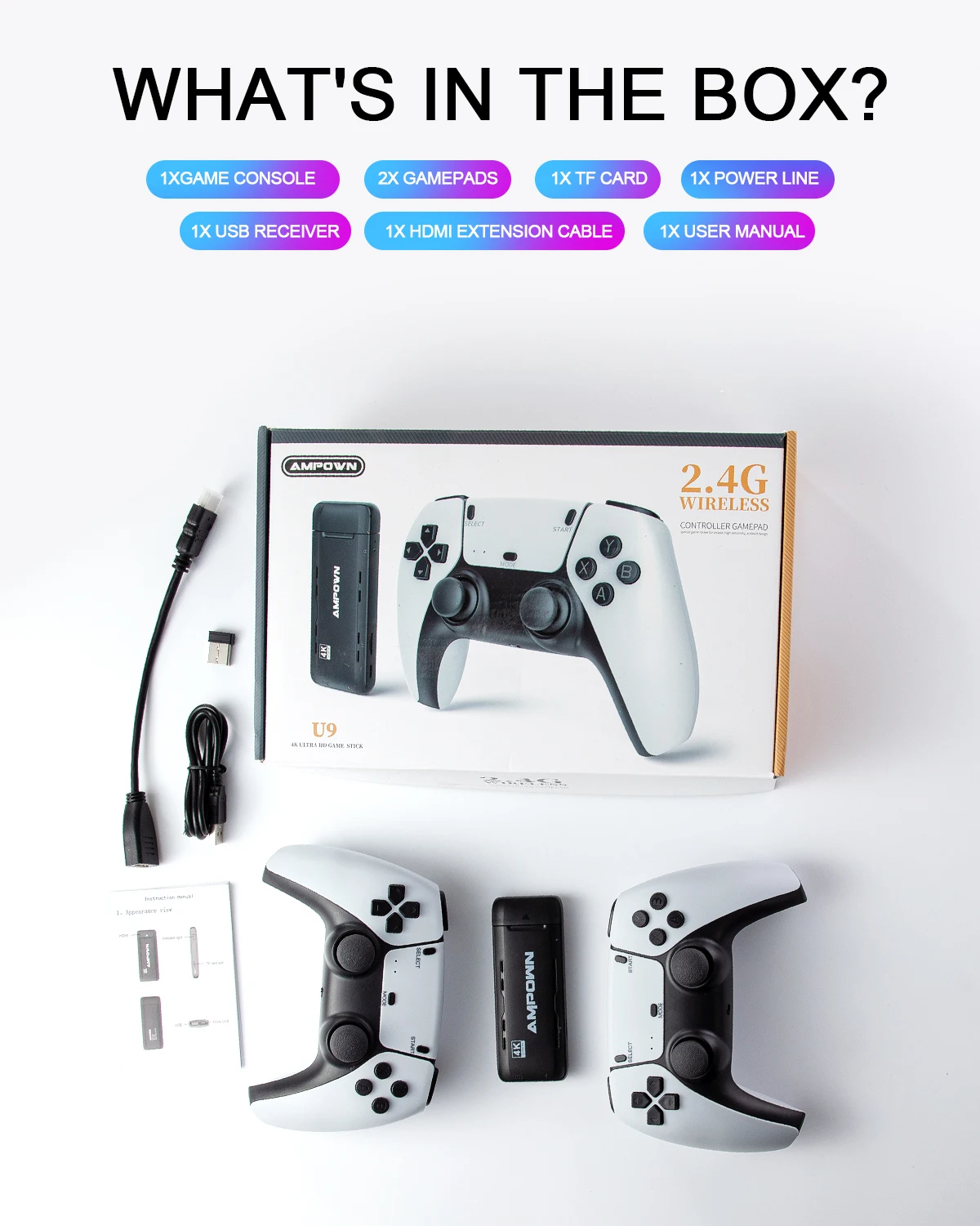 Консоль игровая PS5 в стиле ретро 64 ГБ 10000 игр |