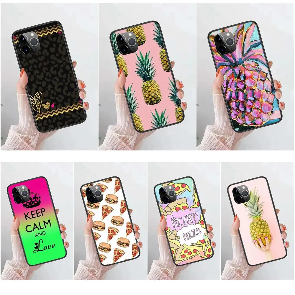 Самая крутая сумка для телефона из ТПУ любовь розовый и ананас Huawei Y5 Y5p Y6 Y6P Y6s Y7 Y7a