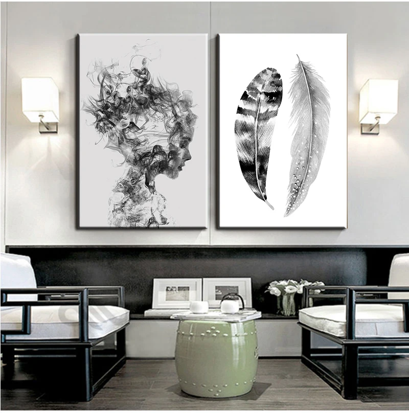 Абстрактное настенное искусство на холсте скандинавские постеры Скандинавская