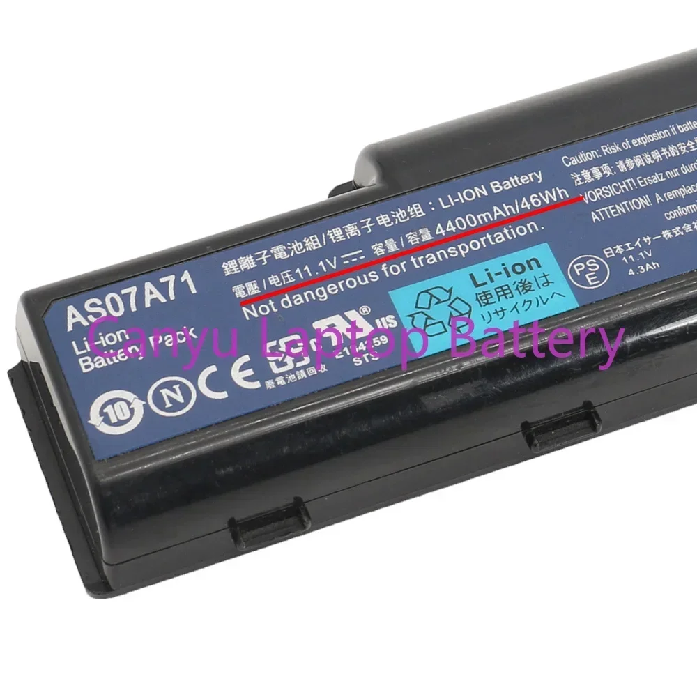 AS07A31 для Acer Aspire 4740g 4920G 4925G 4935G 4937 5236 5235 5735z 5738z 5737z 5740dg 7715z AS07A41 AS07A51/A71 аккумулятор