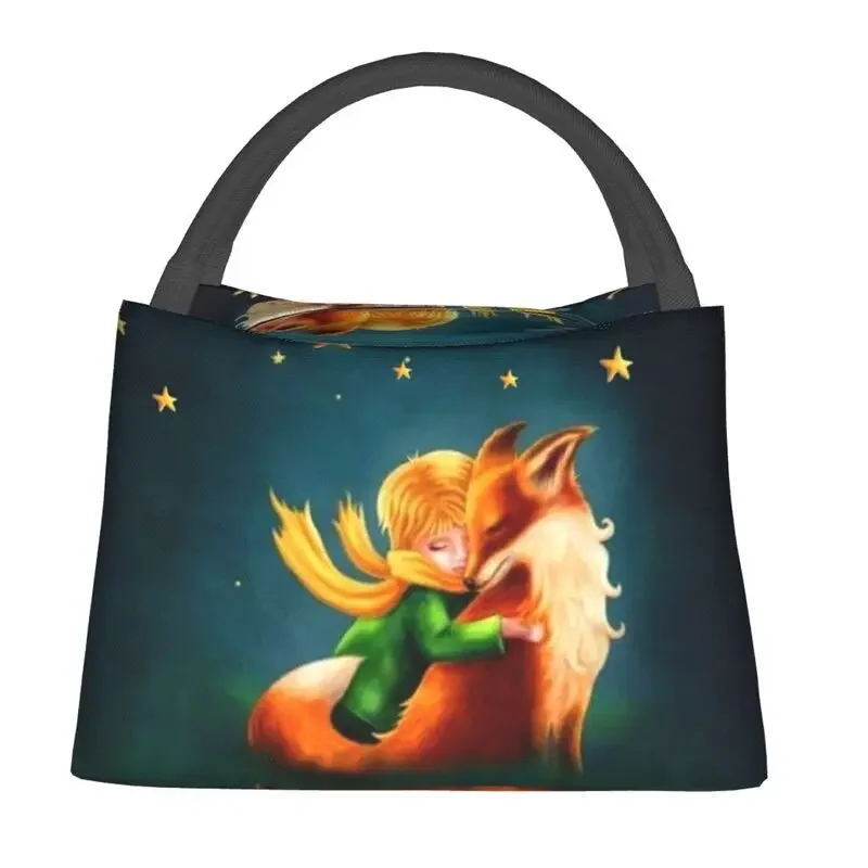 Изолированная сумка для обеда с изображением Маленького принца из сказочной