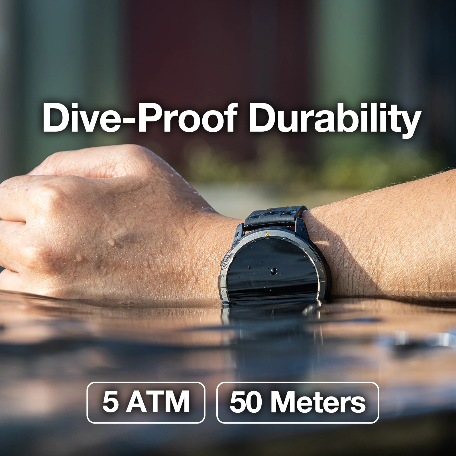 Фото 007 [Оптовая продажа] AGM WATCH W1 GPS Reloj Смарт-часы 2025 5ATM Водонепроницаемые IP68 Спорт на открытом воздухе Фитнес BT Вызов GPS Смарт-часы для M №4