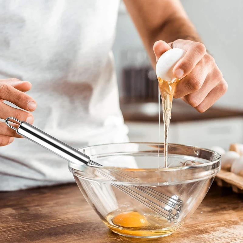 Ball Whisk Wire Egg Used To Manually Stir Liquid Butter Cream Batter DIY Baking Utensils