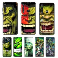 marvel avengers superheroe hulk phone case for motorola moto g9 g8 e7 g stylus power lite plus one macro hyper edge plus cover