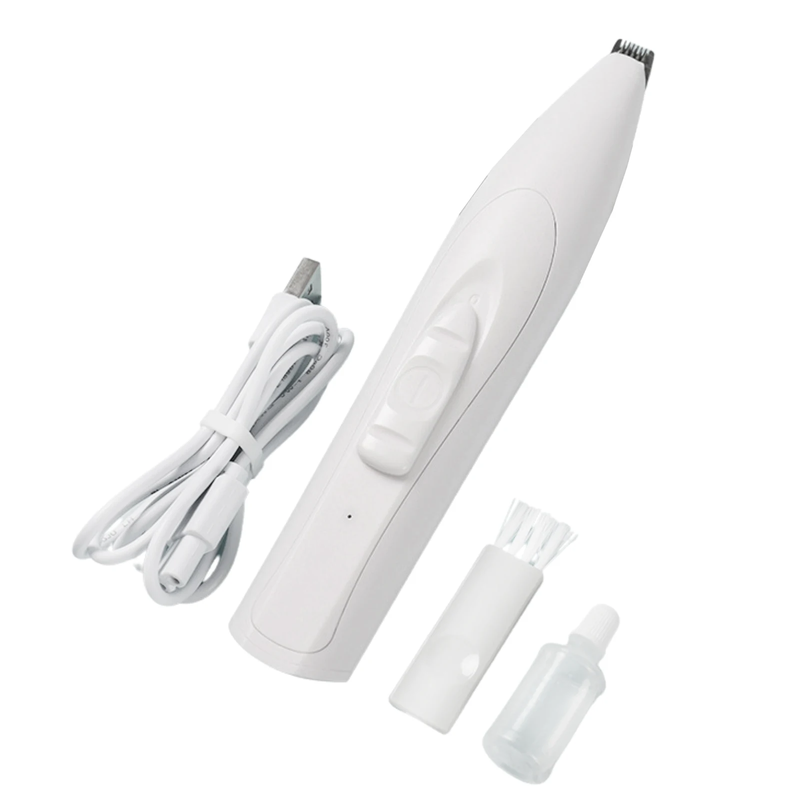 

Low-Noise USB Rechargeable Dog Cat Paw Hair Trimmer Pet Grooming Tool Electrical Hair Clipper Shaving Trimming Machine