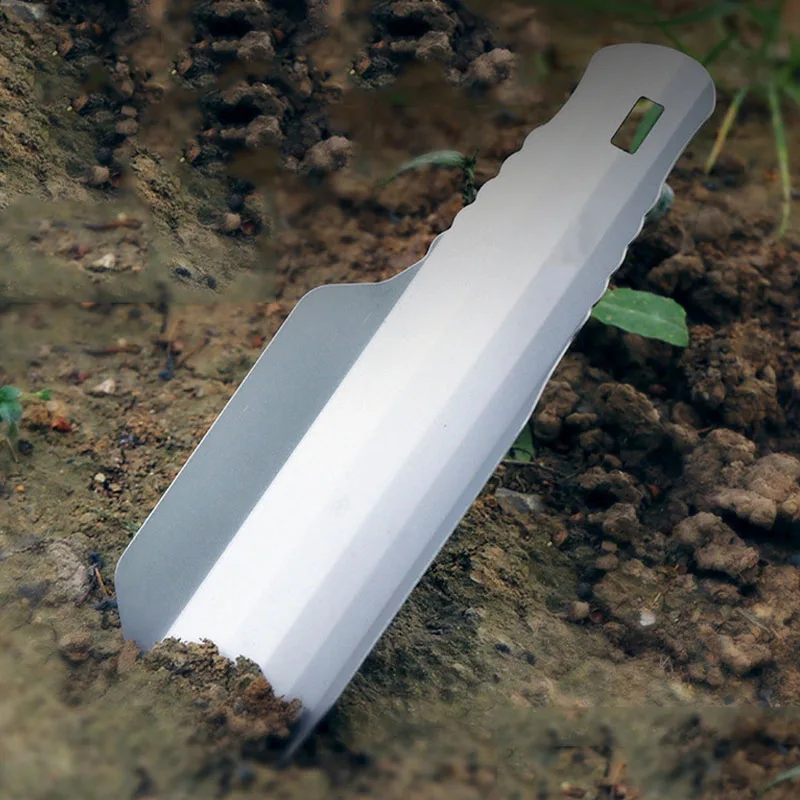 

Титановые лопаты для кемпинга, компактная лопатка для уличной охоты, лопатка, лопатка, сверхлегкая лопатка для пешего туризма, кемпинга и вы...