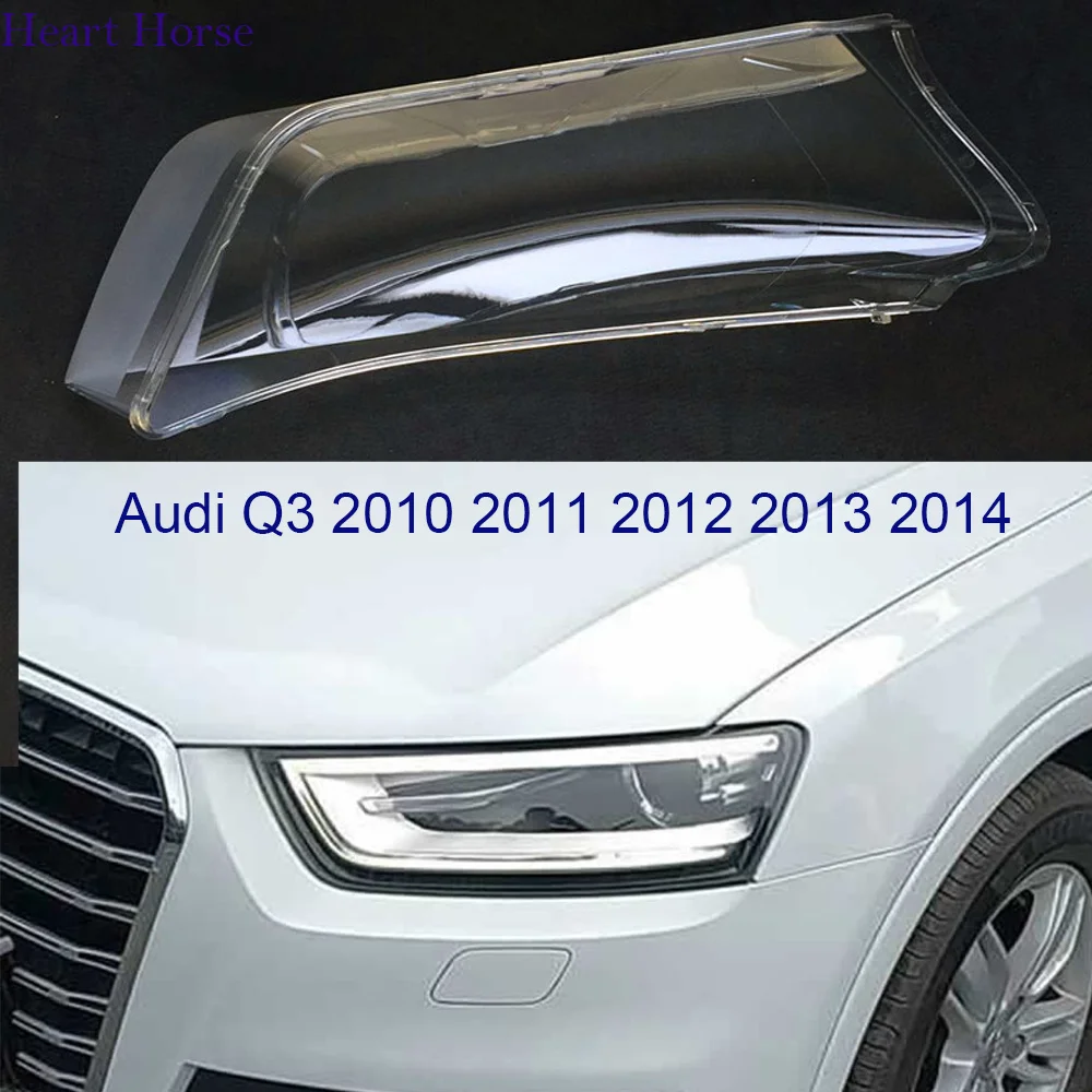 

Headlight Cover Lens Glass For Audi Q3 2010 2011 2012 2013 2014 2015 Car Headlamp Cover Lens Shell Shade Accessories