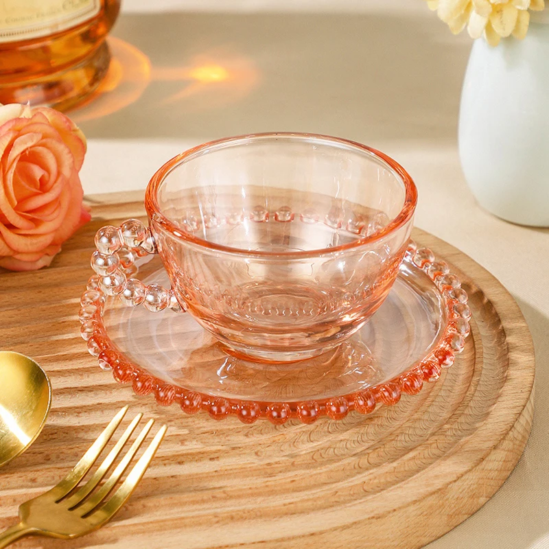 

Luxury Ceramic Cups Creative Glass Beautiful Coffee Services Cups Glass Dessert Tazas Desayuno Originales Ceramic Tableware