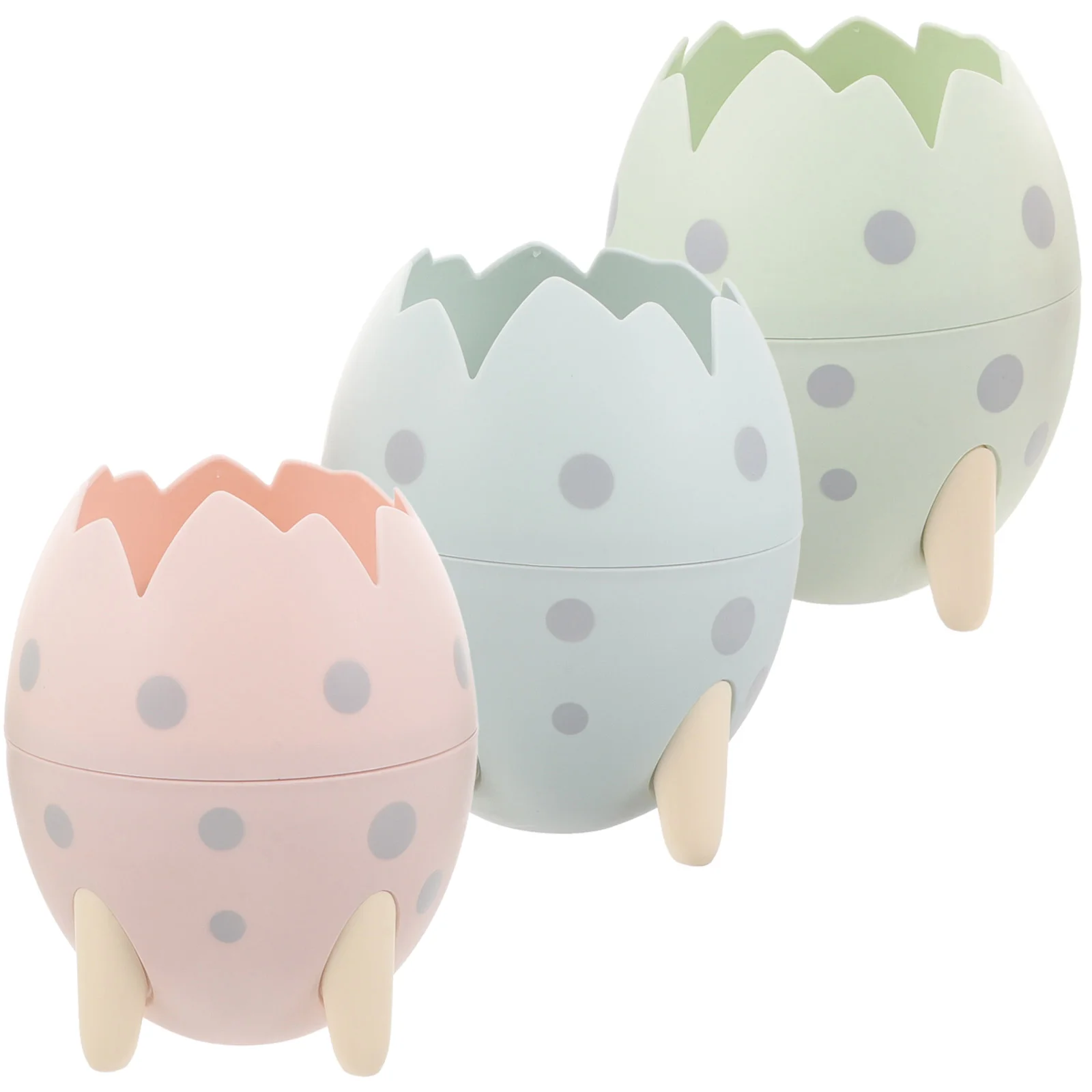 

12 Pcs Container Dinosaur Egg Pen Holder Office Multifunctional Case Cute Pouch Pp Desk accessories