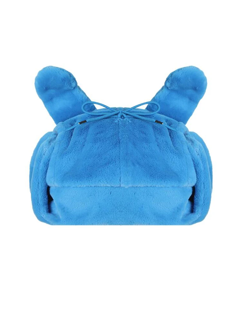 Вельветовая Шапка-бомбер Унисекс Зимняя Теплая Женская Лыжная Шапка С Рисунком