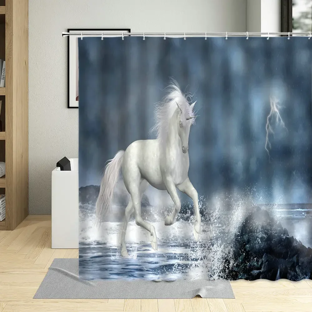 

Водонепроницаемая шторка для душа Unicorn Horse