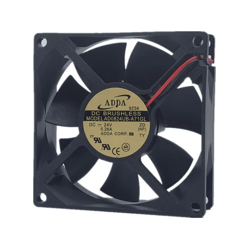 New ADDA AD0824UB-A71GL 24V 0.26A 8025 8cm преобразователь частоты Emerson fan