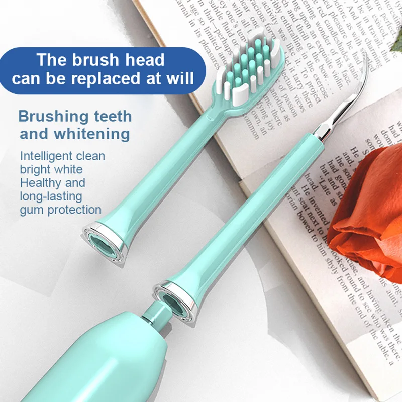 Electric Toothbrush Ultrasonic Fully Automatic Adult Charging Student Waterproof Tooth Cleaner Children's Tooth Cleaner enlarge