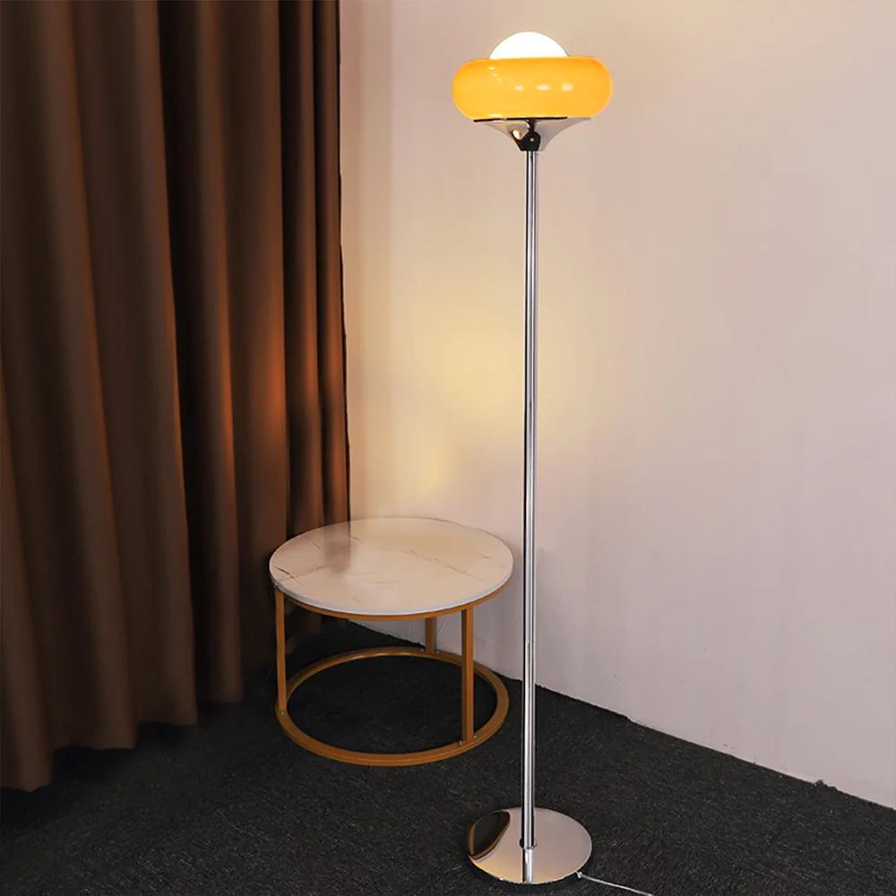 Стиль Баухаус винтажное яйцо художественный стеклянный торшер светодиодная