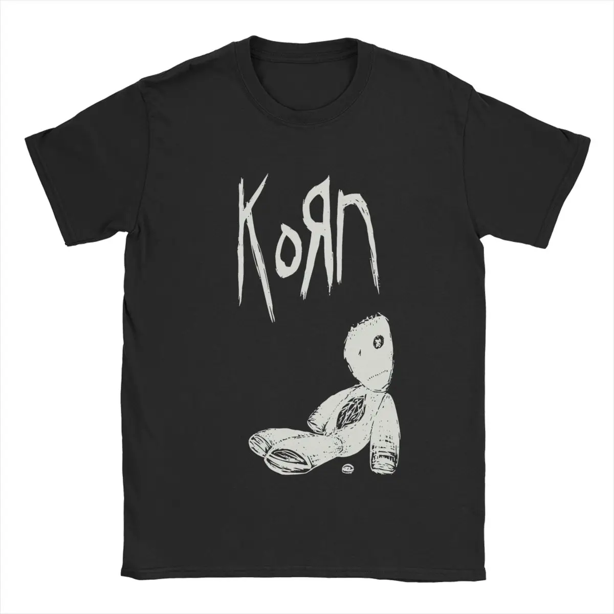 Футболка мужская с круглым вырезом из чистого хлопка