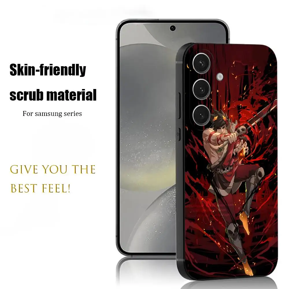 Фото Чехол для телефона Samsung Galaxy S26 S25 S24 S23 S22 S21 Plus Ultra Note20, мягкий, черный, популярный дизайн Hades Game №1