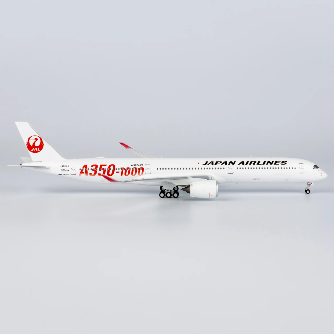 Фото 57012 Коллекционный самолет из сплава в подарок, модель NG 1:400 Japan Airlines JAL Airbus A350-1000, литая под давлением модель самолета JA01WJ №3