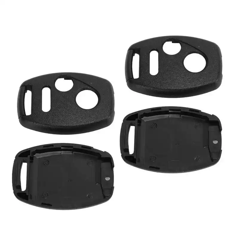 

Remote Key Fob Uncut Shell Black Plastic Smart Key Fob Case 2+1 Button for Car