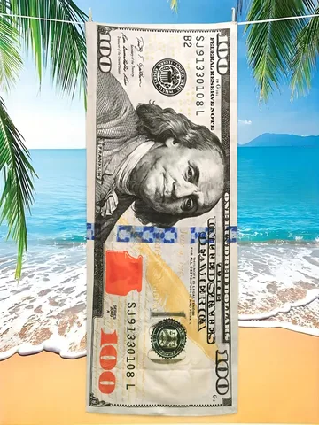 WAVEBOHA Быстросохнущее пляжное полотенце из микрофибры