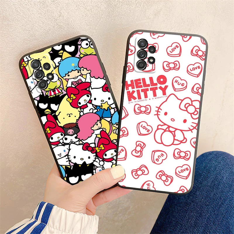 

TAKARA TOMY Hello Kitty Phone Cases For Samsung Galaxy S20 FE S20 Lite S8 Plus S9 Plus S10 S10E S10 Lite M11 M12 Cases Coque