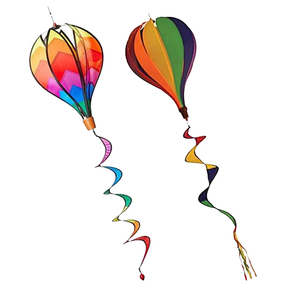 2 шт. подвески в виде воздушных шаров вращающиеся блесны для ветра садовый газон