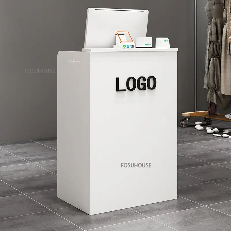 

Современная офисная мебель для ресепшн, белый минималистичный стол для компании, небольшой магазин одежды, стойка регистрации, Z