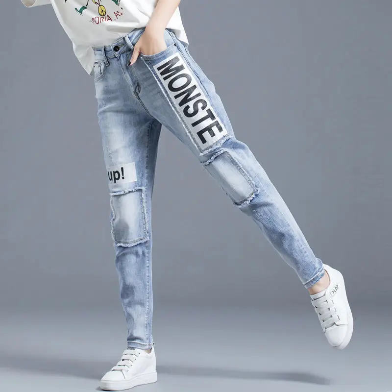 

Pencil Pants Vintage Clothing High Waisted Trousers Women Denim Jeans Baggy Jean Oversize Korean Fashion Woman Clothes Urban